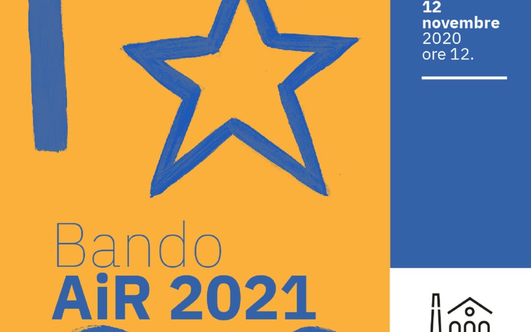 Bando AiR -Artisti in residenza 2021